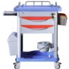 Xe đẩy tiêm cao cấp 2 tầng 2 ngăn  (xanh + trắng) Model: ZL208FC